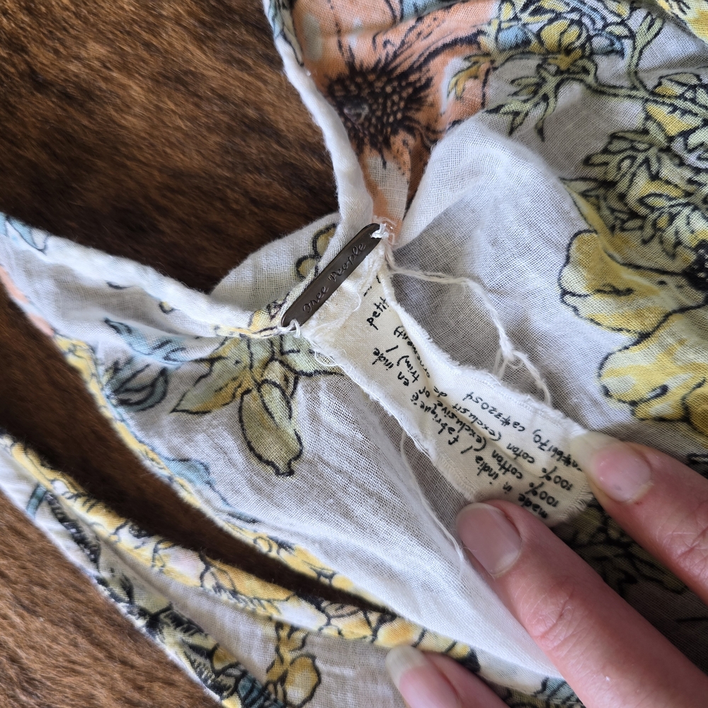 Free People Boho Floral Sequin Dress - Picture 4 of 4